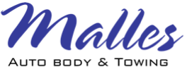Malles Auto Body & Towing Logo